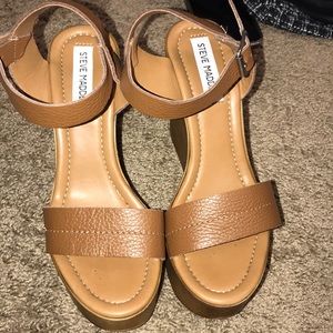 Worn once steve madden wedges